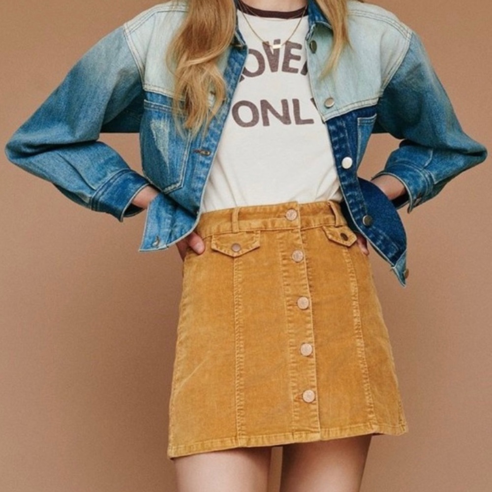 Urban Outfitters Corduroy Mini Skirt